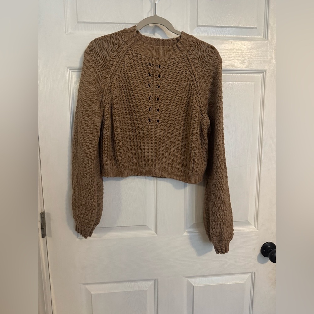 Debut Women's Tan Sweater Size Large